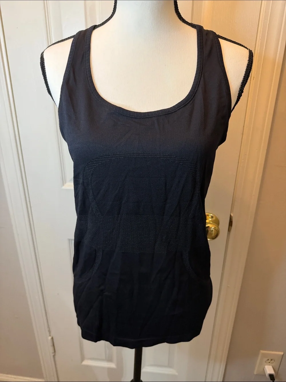 lululemon athletica Black Racerback Tank Top